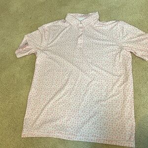 Dice print golf shirt
